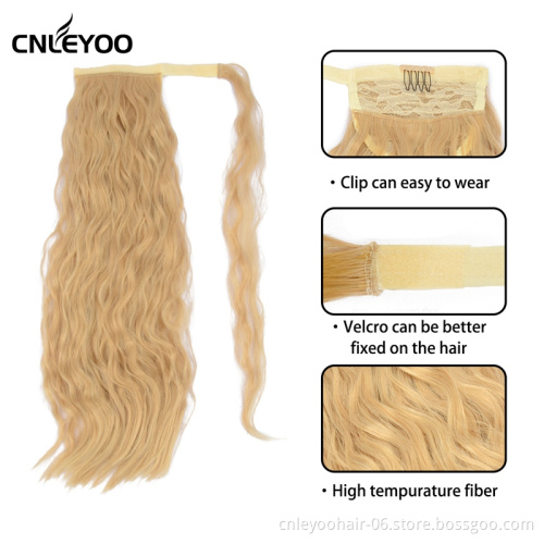 Long Curly Ponytails for Women 14 Inch 20 Inch  24 inch 36 inch Cheap X xpression Synthetic Ponytail Hair Extension